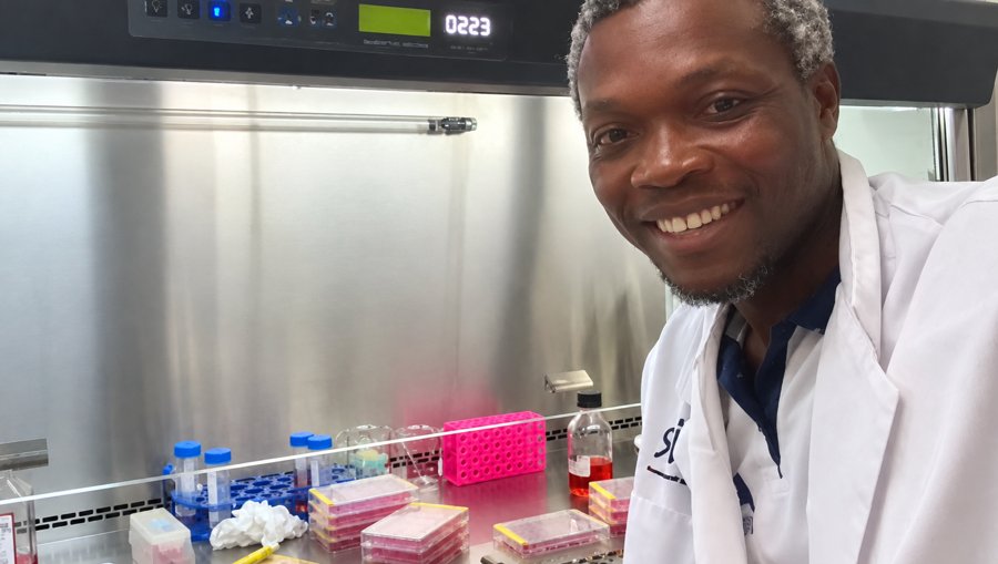 Dr. Ohaekenyem at the bench