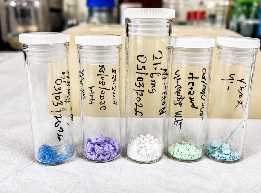 Synthesised coordination compounds